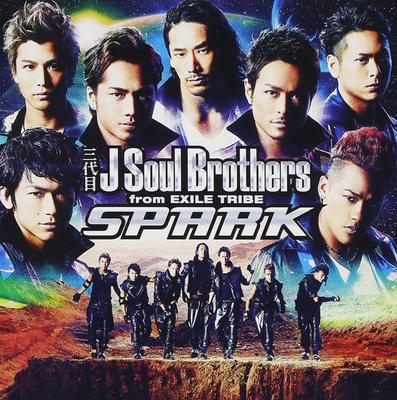 CD SANDAIME J SOUL BROTHERS FROM EXILE - SPARK  (SINGLE+DVD) RZCD59392B Japan ObiJapanese Pop/Rock Used