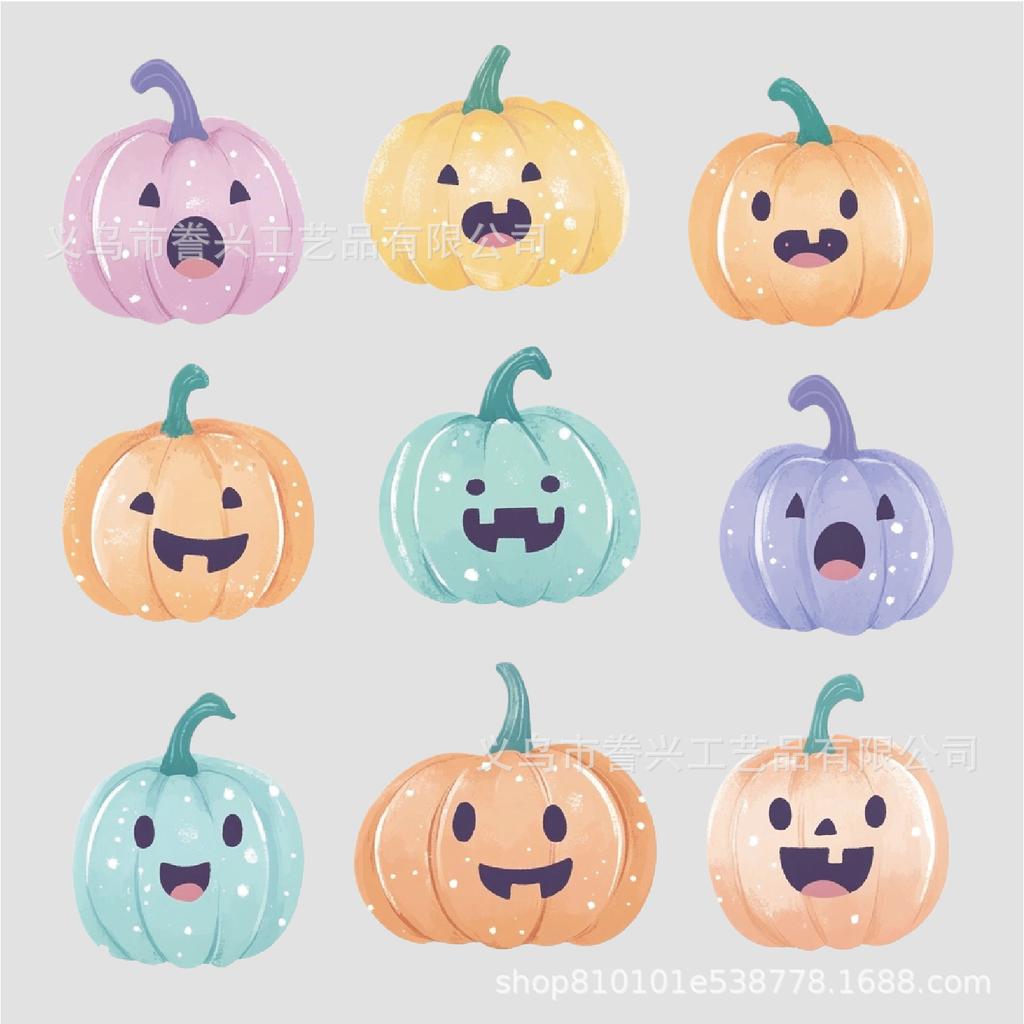Halloween Special Sticker Hand Account Sticker Sealing Sticker Pumpkin Ghost Sticker Gift Decoration Sealing Sticker