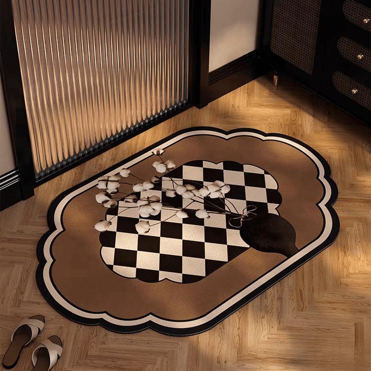 Antiker Kieselgur-Schlamm-Kissen Fortgeschrittenes Schmutzabweisendes Gefühl Badezimmer Waschraum Feuchtigkeitsableitend Rutschfeste Matte Schnell Trocknend Rutschfester Teppich