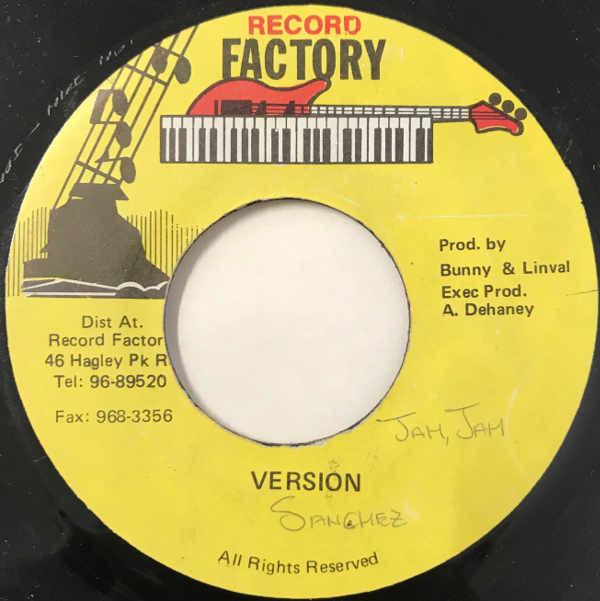 

7inch Record SANCHEZ - Be With I Jah Jah NONE Record Factory 1995 Jamaica Reggae, Ska & Dub Used