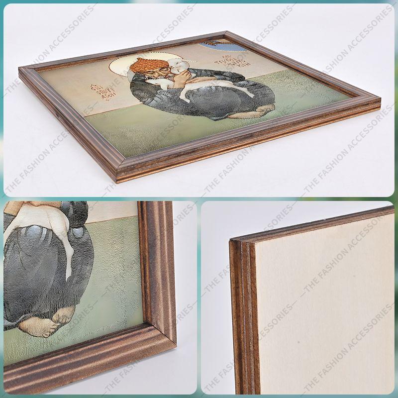 Decorative painting of Orthodox icons,Consecrated icon "St. Spyridon of Trimifunt",Photo frame painting,Christian Wall Art,20cm*20cm,Spiritual gift