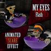 2025 Halloween Horror Witch Electric Fruit Plate Bar Party Ghost Skeleton Frightening Scary Decoration Props Scene Layout