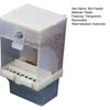 1 Set Bird Feeder Removable Transparent Plastic Parrot Hanging Automatic Feeder Garden Supply