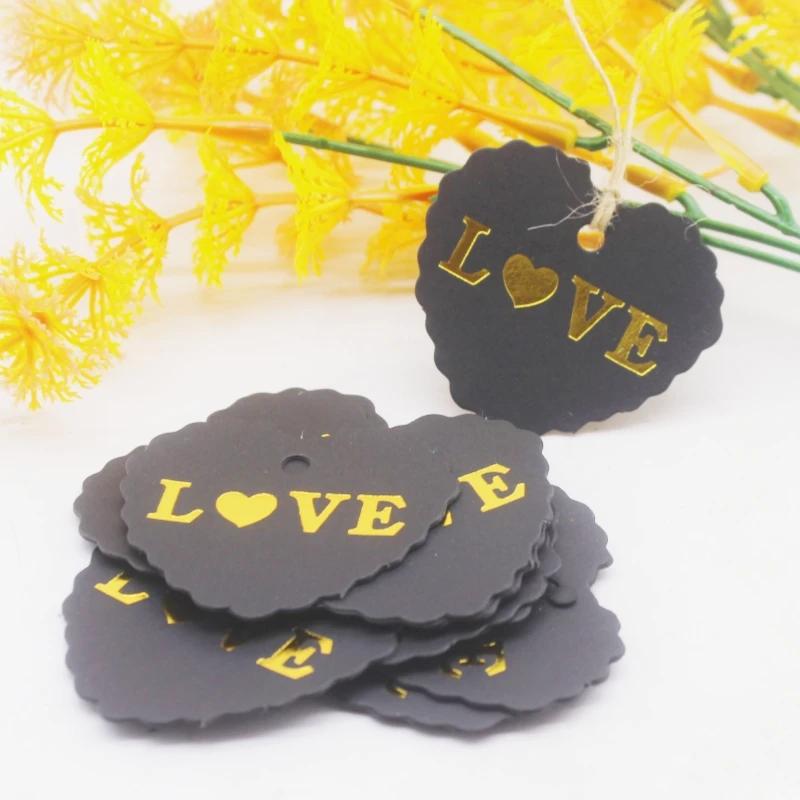 100TAG20MSTRING 4x5cm crafts/bakery/candy label