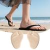 Forefoot Pads for Women,Gel Sandal Cushion Inserts Washable Clear Anti-Slip Thong Sandal Insoles for Outdoor Beach Slippers