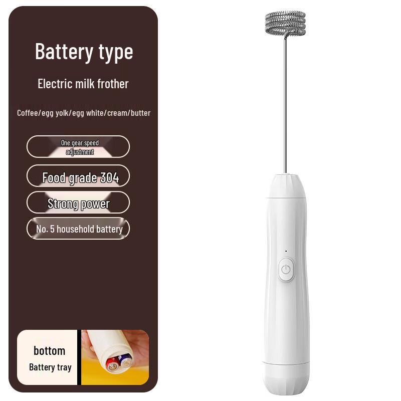 LISM Electric Handheld Milk Frother & Whisk 2-Pack