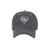 Inner Museum HEART SYMBOL BALL CAP (CHARCOAL)
