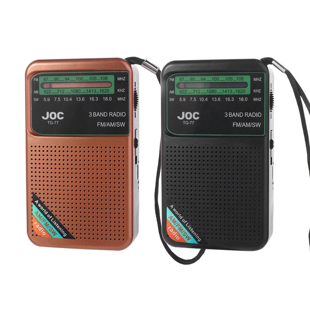 Multifunctional FM AM SW Radio HD Display Screen Pointer Pocket Radio Battery Operated Radio  Elder