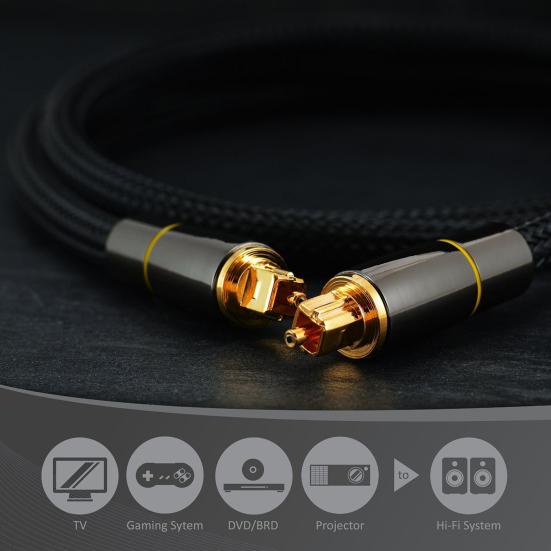 Fiber Optic Audio Optical Fiber Cable Cable Digital SPDIF Cable for Player TV