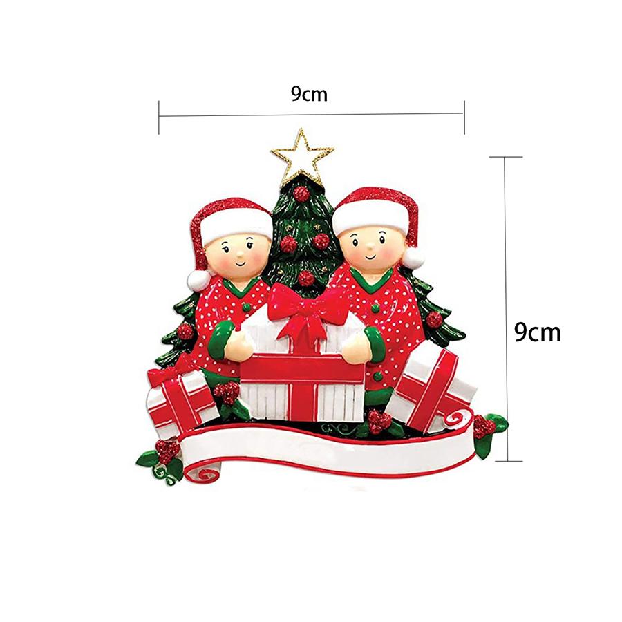 DIY Christmas Decorations for Home, family Figurine, Christmas Decorations for home, New Year 2022, Christmas Tree Decoration