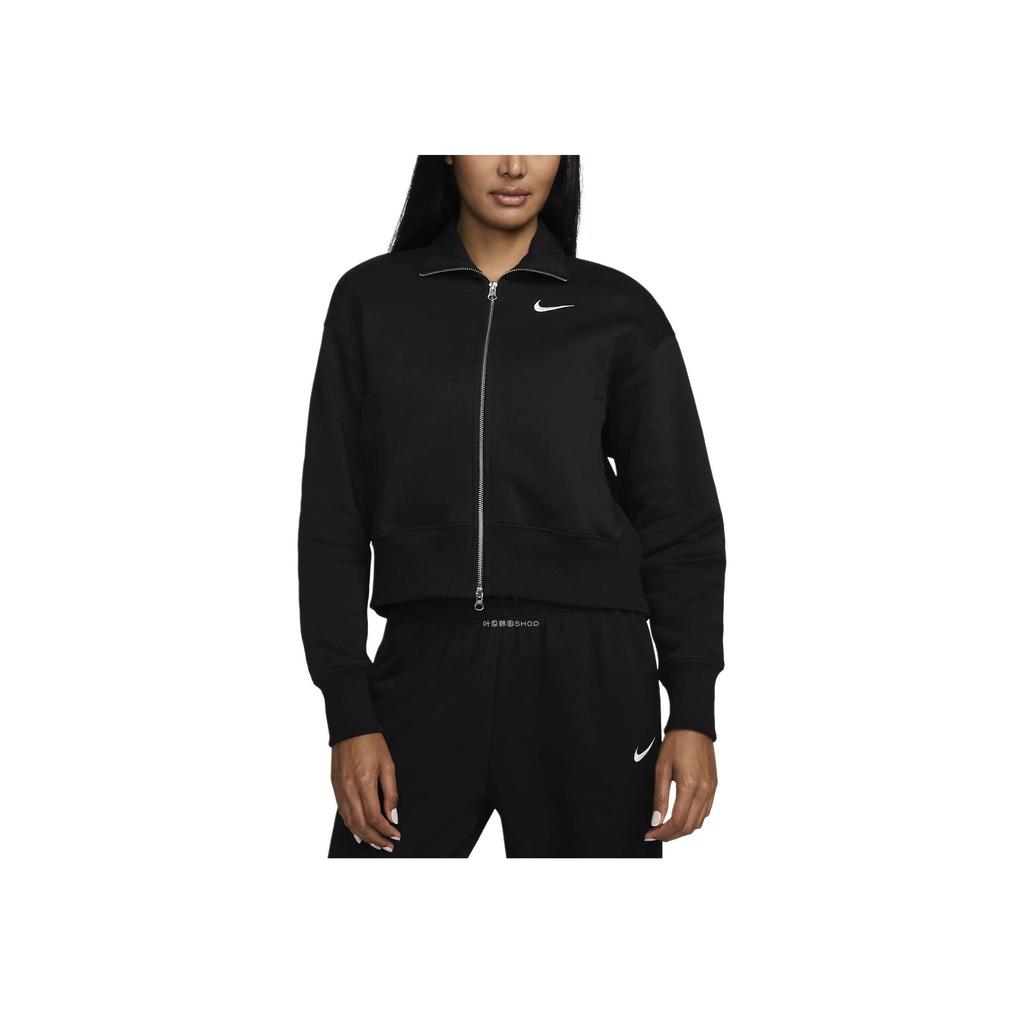 Nike Casual Sports Comfortable Versatile Jacket Women Jacket Black FZ3205-010