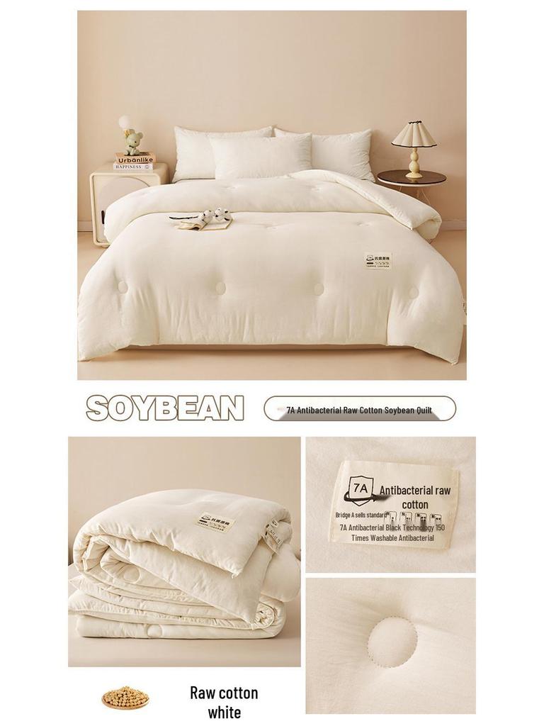 Soybean Fiber Comforter: Year-Round Cozy Quilt for Home or Gift