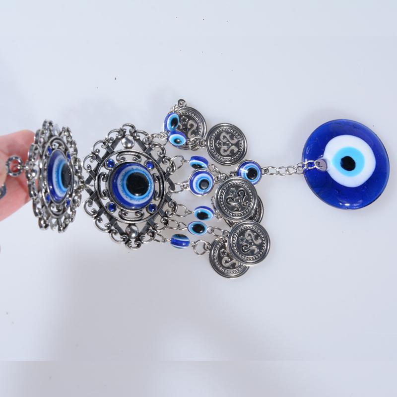 Blue Evil Eye Amulet Protection Turkish Wall Hanging Home Decotation Blessing Gift Lucky Pendant