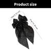 Bride Hairpin with Sequins Bowknot for Girls Barrette Bows for Pageant Prom Princess Hair Accessories Stage Props