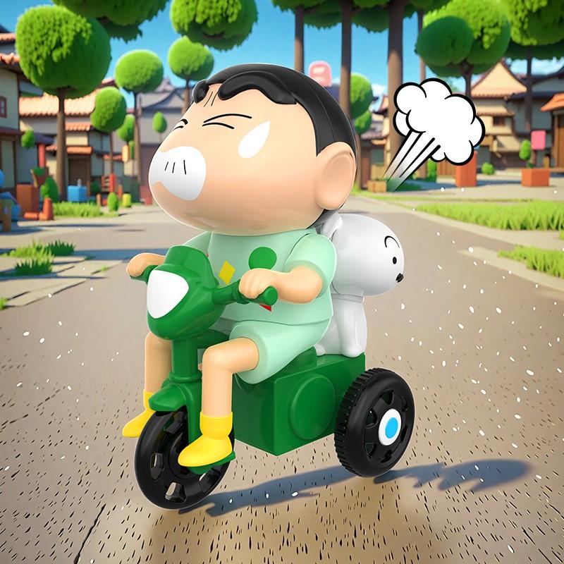 Crayon Shin-Chan Clockwork Model Moving Blind Box Creative Crawling Toy Animation Peripheral Collection Table Tide Play Gif