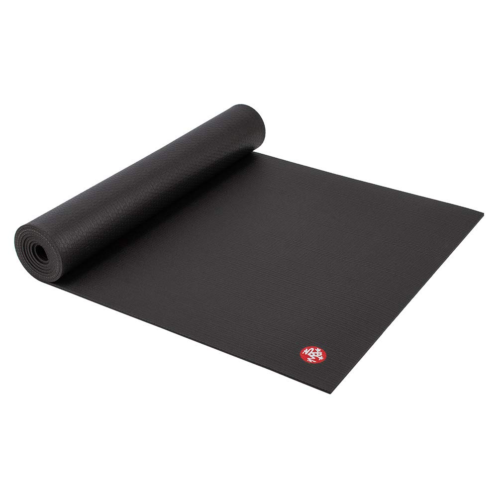 MANDUKA PROlite Long Yoga Black and with Excellent Grip Mat, 4.7mm, (Product Number 112015010) - Lightweight, Long,