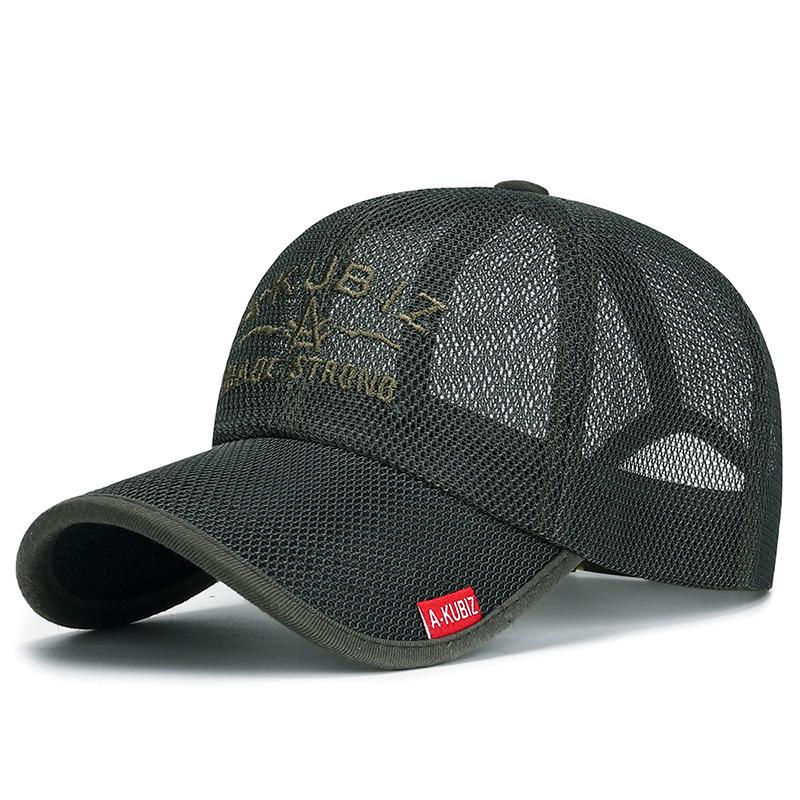 Unisex Summer Mesh Sun Hat: Breathable, Adjustable, Soft Top Baseball Cap for Youth