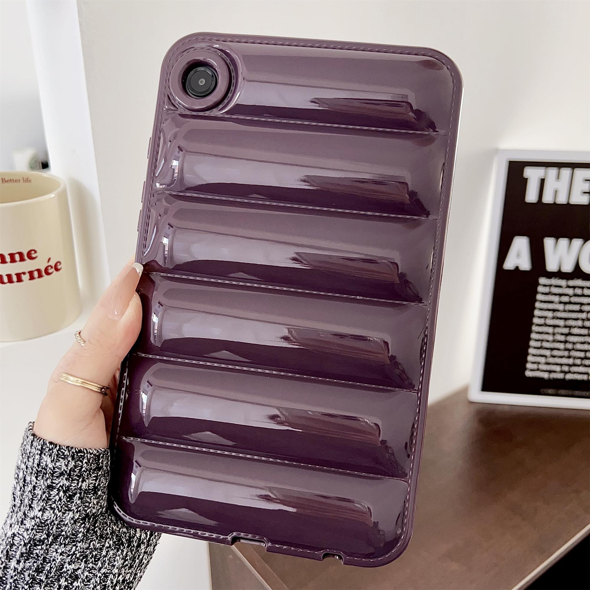 

Защитный чехол для Samsung Galaxy Tab A9+ ТПУ Подушка безопасности Пуховик Чехол для планшета Dark Purple