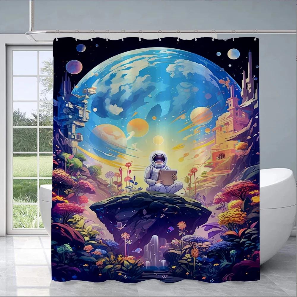 CSMY Temă Astronaut Cortine de duș Cortină de duș
