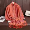 Women Paisley Scarf Cashmere Feeling Pashmina Shawls Tassel Hijab Head Wraps Femme Winter Scarves Foulard Bufanda