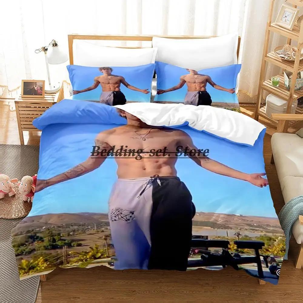 Vinnie Hacker Merch 3D Bedding Set Single Twin Full Queen King Size Duvet Cover Bed Sheet Set for Adult Kid Bedroom