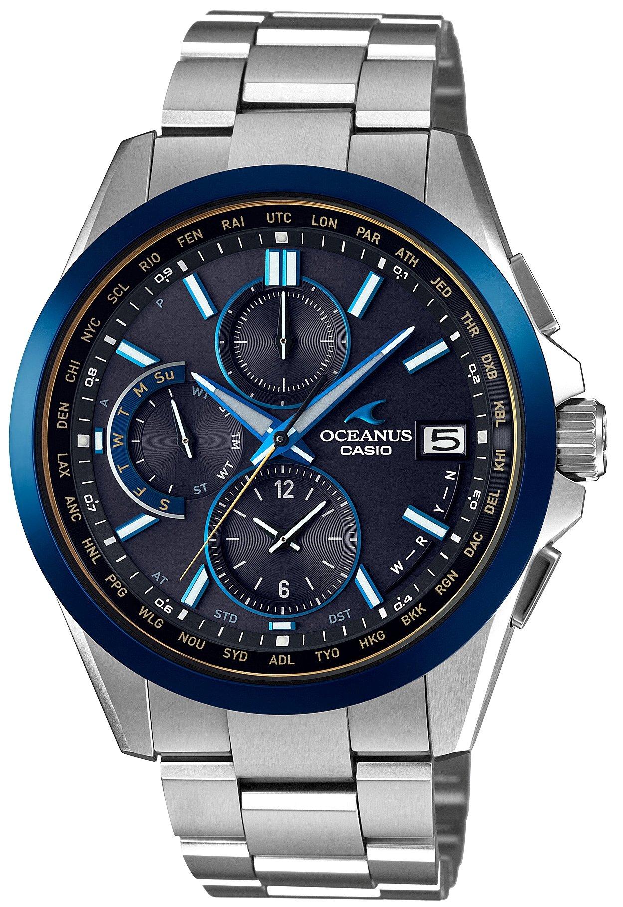 

Oceanus Classic Line Black Marble Radio Solar Silver [Casio] OCW-T2600G-1AJF
