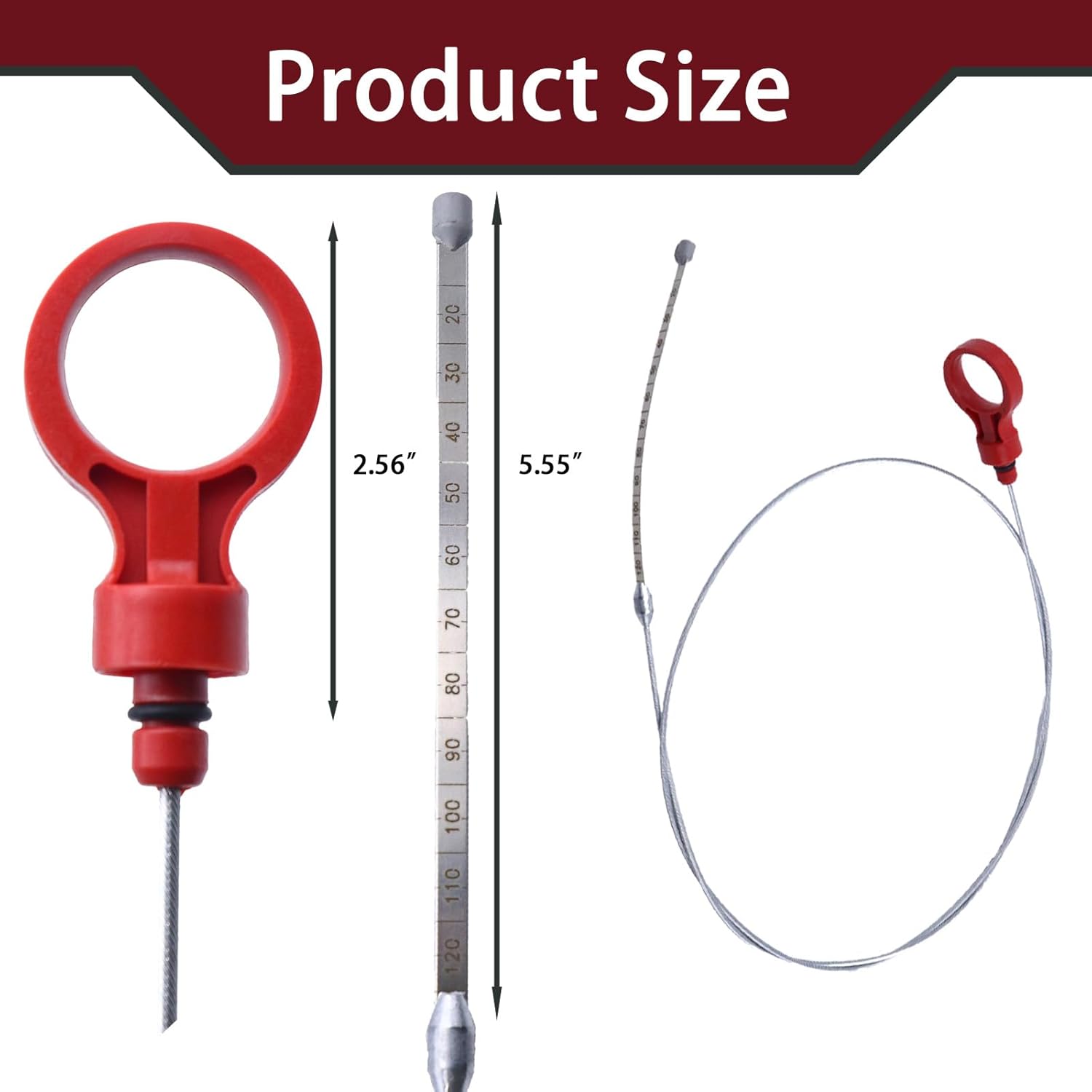

Transmission Fluid Dipstick for Chrysler 2006-2011 300 | 2007-2010 Sebring, Dodge 2008-2010 Avenger | 2006-2011 Charger | 2007-2011 Nitro, 2007-2011