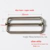 Stainless Steel Adjustable D-Ring Buckle - Copper Three-Speed Wire Pull Design