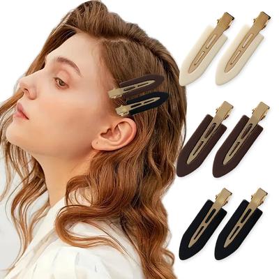 6 PZ/SET Forcina acrilica multicolore da donna non pieghevole Trucco quotidiano Lavaggio viso frangia capelli spezzati Finitura Forcina senza traccia Pro