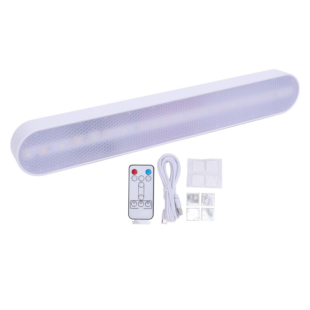 LED Under Cabinet Light Wide Lighting Angle Eye Caring Rechargeable with Remote Control Stick On Light Bar