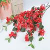 Artificial Bougainvillea Speetabilis Realistic UV Resistant Fake Silk Flower Indoor Outdoor Garden Wedding Party Faux Bloom Decoration