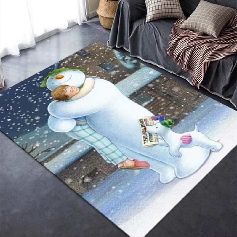 2025 New The Snowman Carpet Rug for Living Room Bedroom Home Sofa Decoration,Kids play Non-slip Floor Mat210