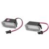 Pair Car License Plate Light LED 12V 3W Plastic Plug and Play Fit for Ford Focus MK2 DA3 5D