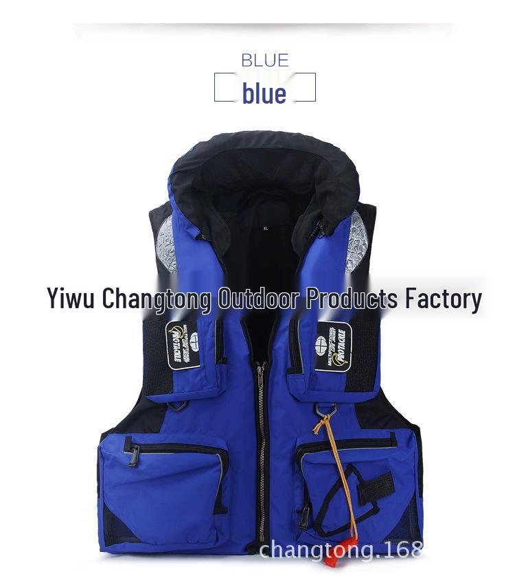 Protackle Multi-Pocket Detachable High Buoyancy Fishing Vest for Adults