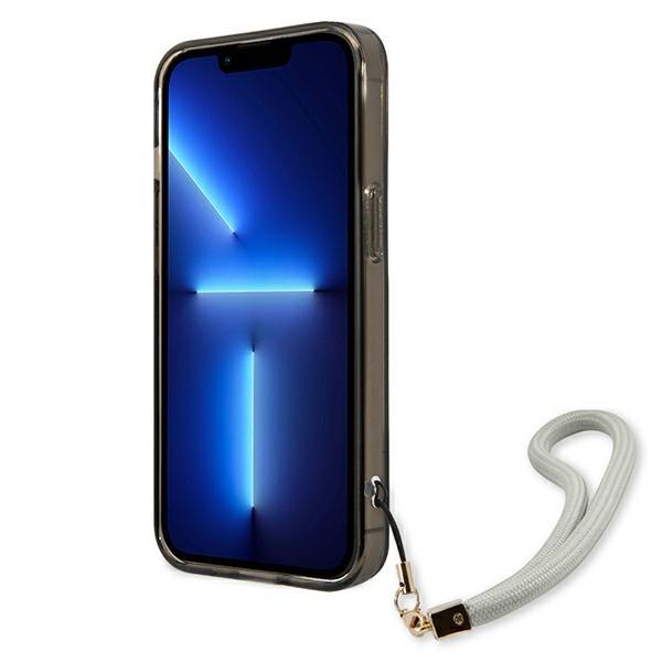 Guess Guhcp13Lhtsgsk Iphone 13 Pro / 136,1 Czarny/Black Hardcase Translucent Stap