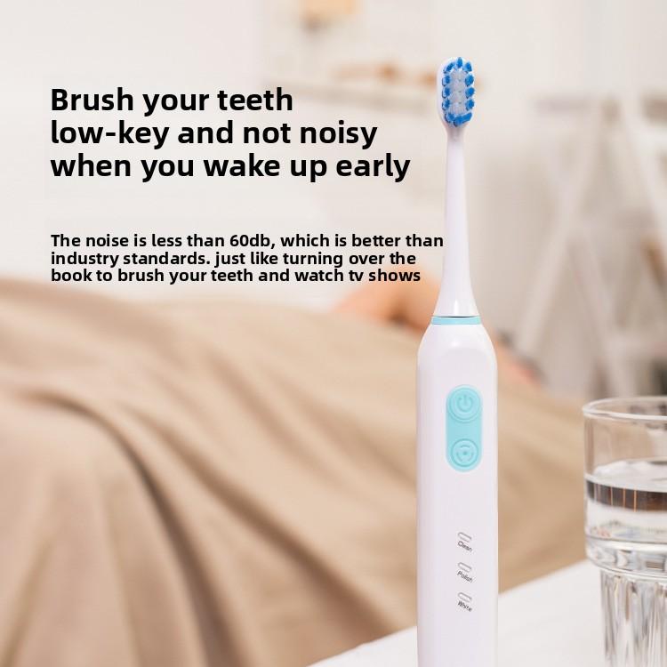 In den dritten Gang USB Schallzahnbürste mit weichen Borsten Wasserdicht Studentenparty Spot Großhandel Elektrische Zahnbürste