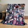 A Vibrant Group of Anime-styled Characters In Diverse Outfits and Poses. for All Seasons Blanket Lunch Break Throw Gift