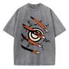 Naruto Girl T Shirt Summer American Retro Cotton Soft T Shirts Breathable Vigor T-Shirt O-Neck Tops