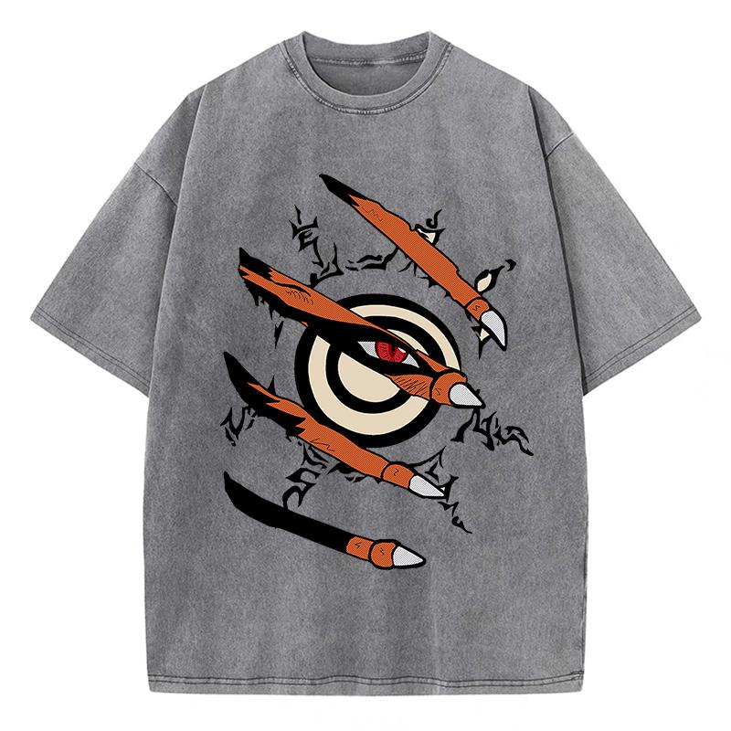 Naruto Girl T Shirt Summer American Retro Cotton Soft T Shirts Breathable Vigor T-Shirt O-Neck Tops