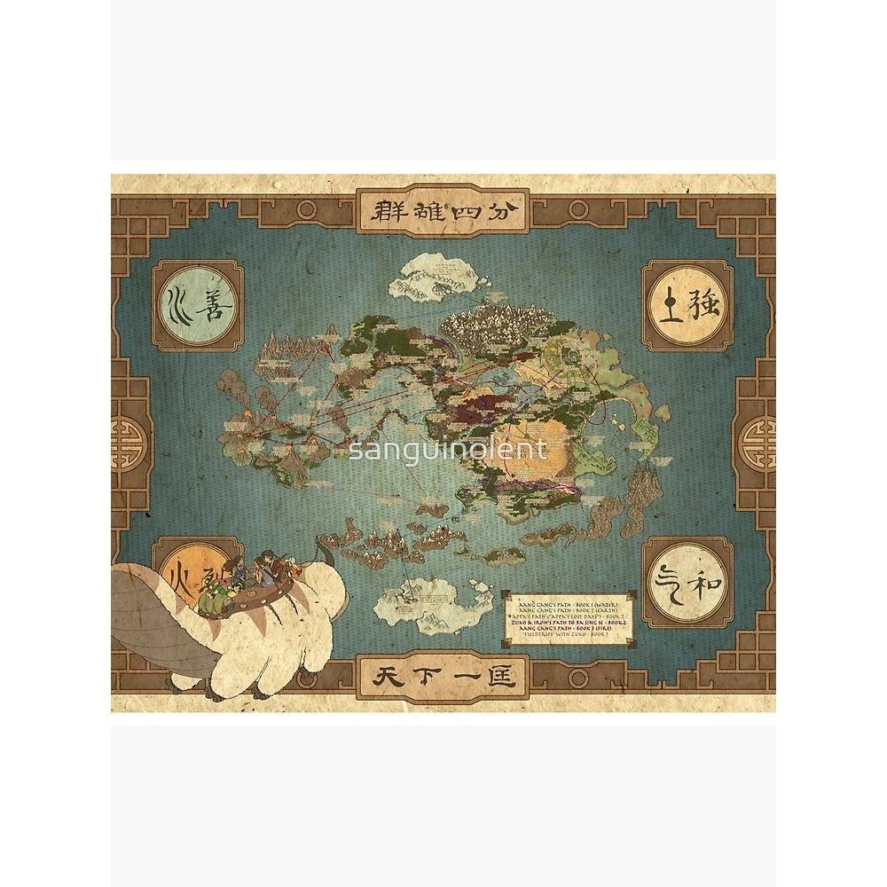 The Last Airbender Avatar Tapestry 75x100 чёрный