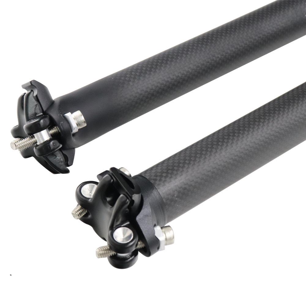 Lightweight Carbon Fiber Bicycle Seatpost 27.2/30.8/31.6 Fixed Gear Seat Tube