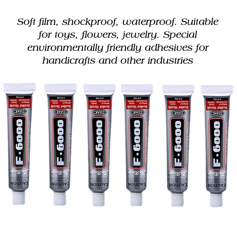 Multipurpose Adhesive Glue F-6000 Super Glue 20g Industrial B7000 Adhesive Semi Fluid Transparent Glues For Phone Screen Repair