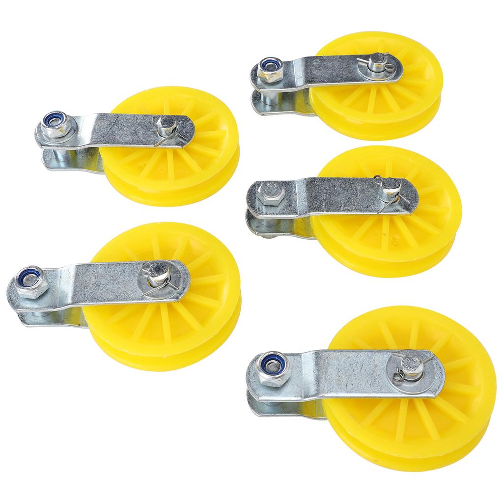 5PCS Large Metal Automatic Waterline Fixed Pulley for Livestock Farm Chicken House