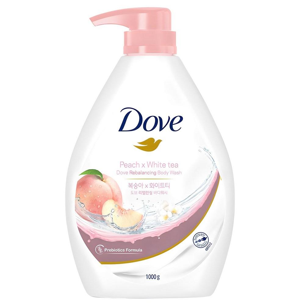Dove White Peach Rebalancing Body Wash Peach Fragrance, 1kg, 1 unit