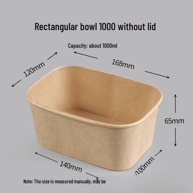 Disposable Plastic Rectangular Takeout Containers