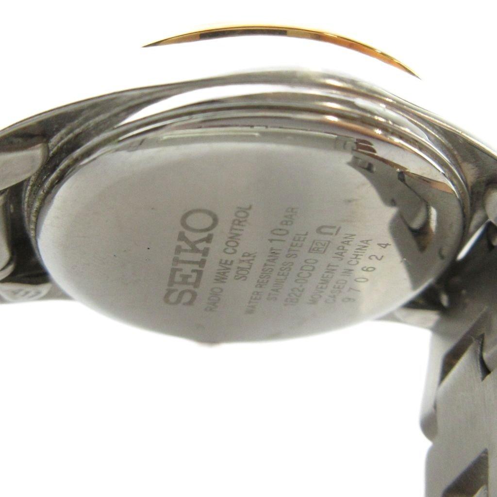 SEIKO Lukia Solar mit Kalender und Datum Silber 1b22-0CD0 Uhr, Angetrieben, Anzeige, Ton, Damen GY11/ MQ