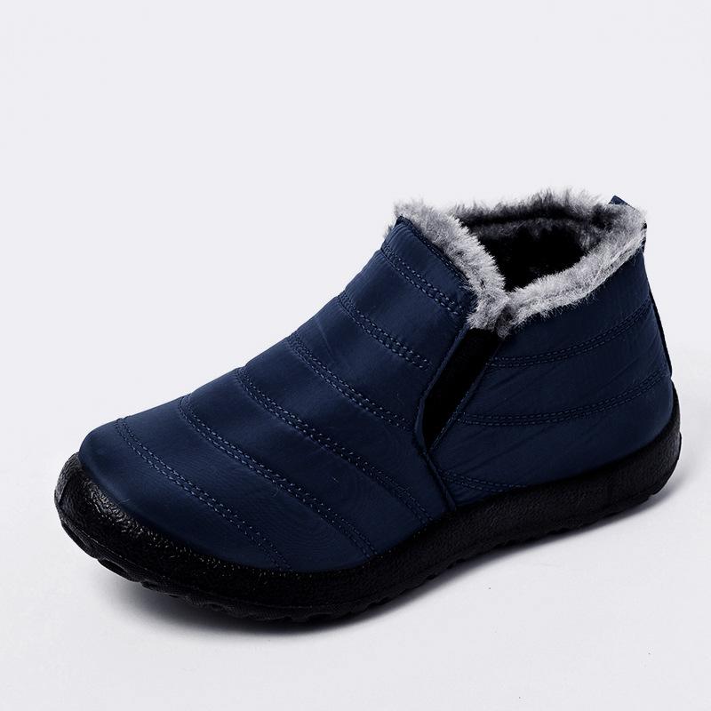 Fashion Men Boots Snow Outdoor Men's Shoes Plus Size Men's Winter Boots Plush Shoes Men Waterproof Men's Boots Male Footwear Work Shoes
