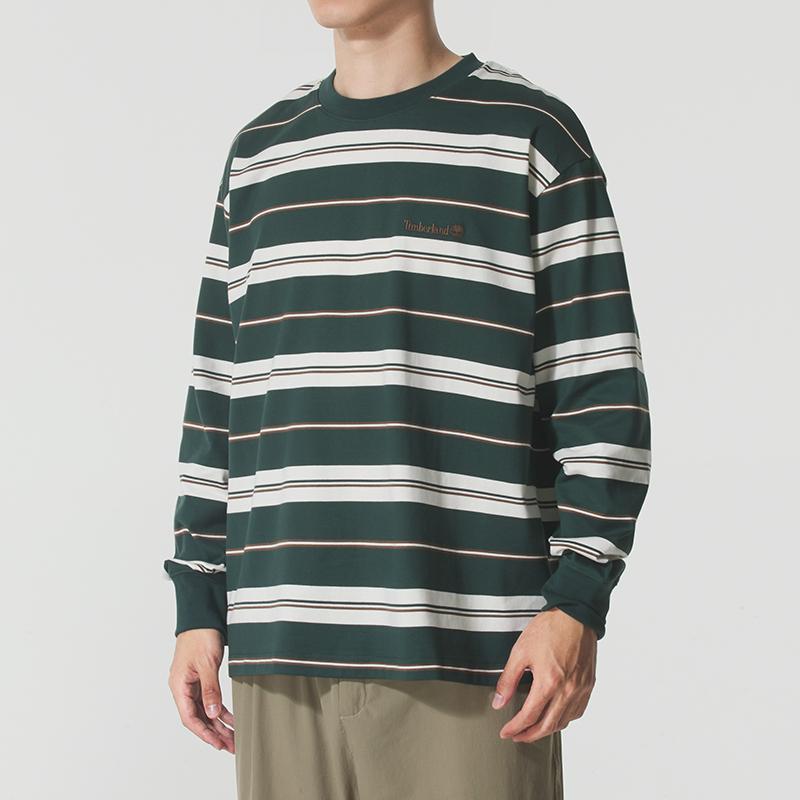 Timberland Langärmliger gestreifter Pullover Atmungsaktives T-Shirt Unisex Oberteile TB0A5RSM3171