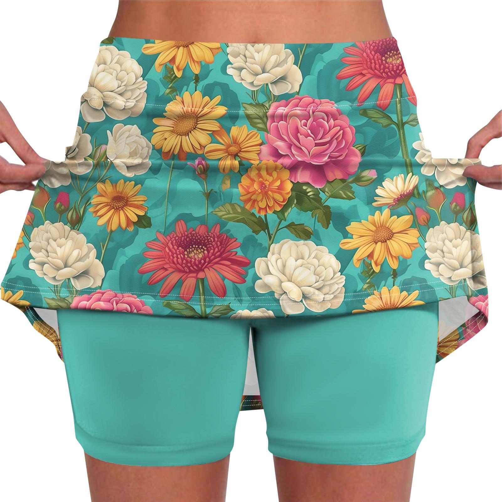 

Еластичні штани-кюлоти для йоги для жінок, спортивні шорти з принтом, легкі вузькі однотонні штани з високою талією XL бірюзовий