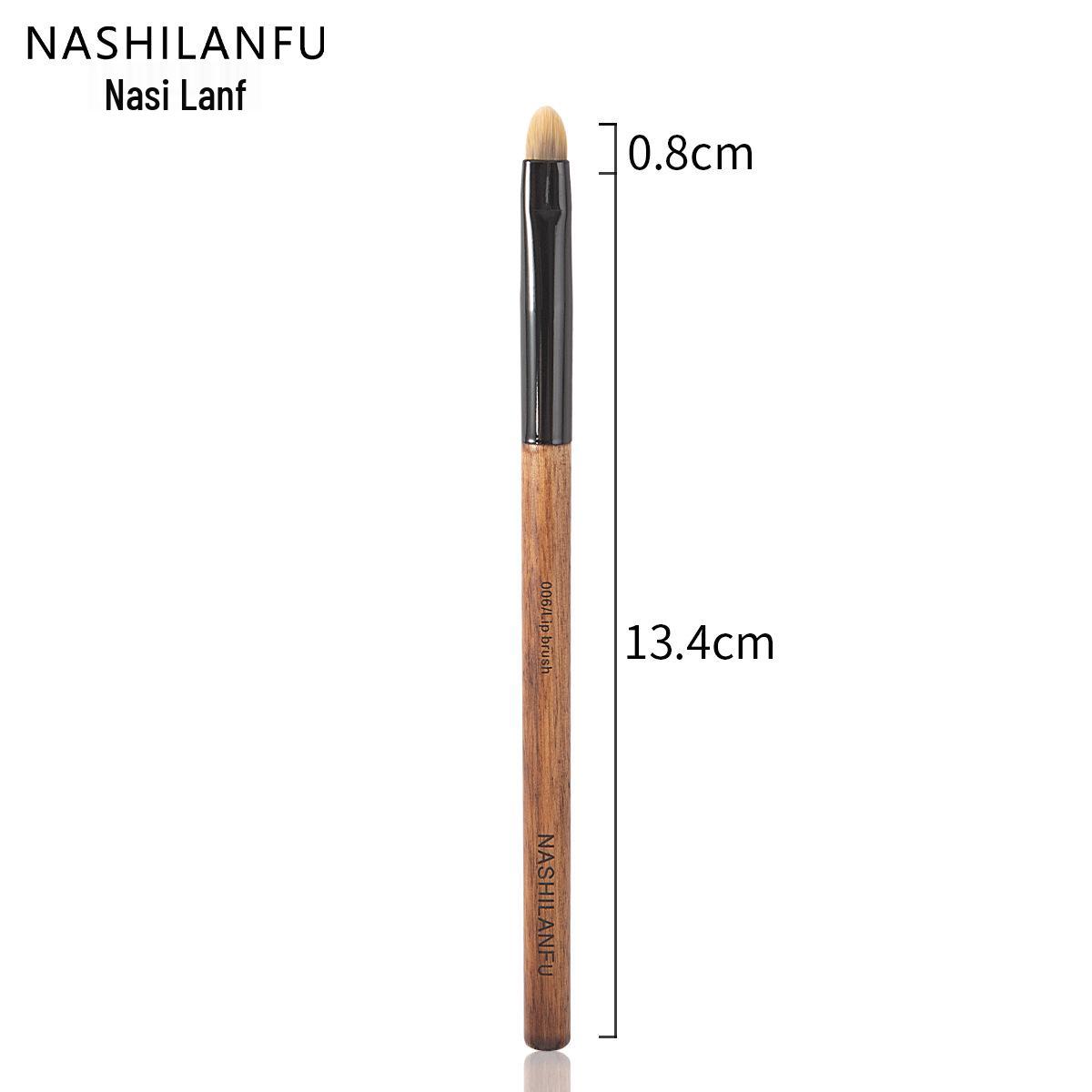 

Набор из 14 кистей для макияжа из натурального дерева с ворсом животных - Включает кисти для глаз, инструменты для румян и теней